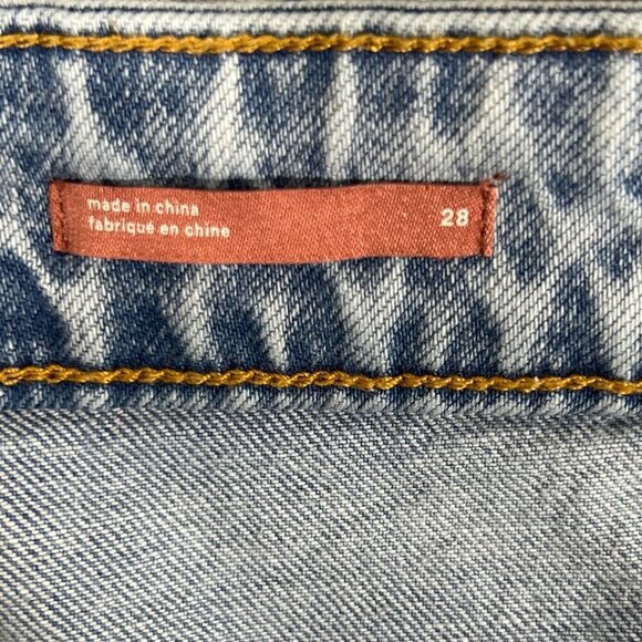 PILCRO The Vintage Straight Destroyed Jeans Blue Sz 28 EUC - Picture 5 of 7